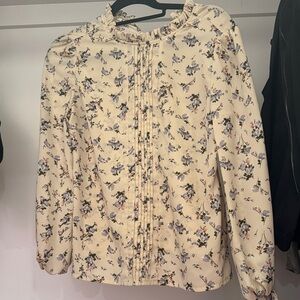 Floral Cream Women's Top